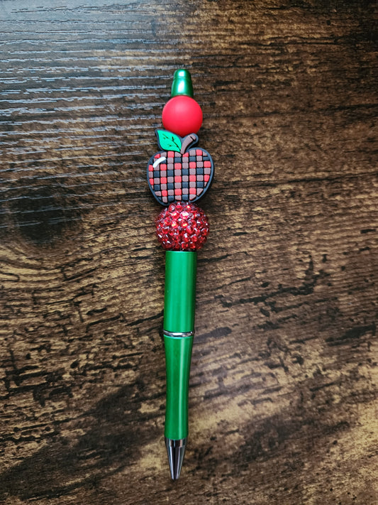 Apple Beaded Pen